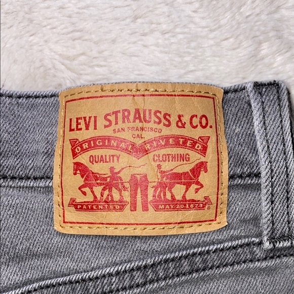 Levi's Gray Wedgie Straight Leg High-Waisted Pants - Picture 7 of 13